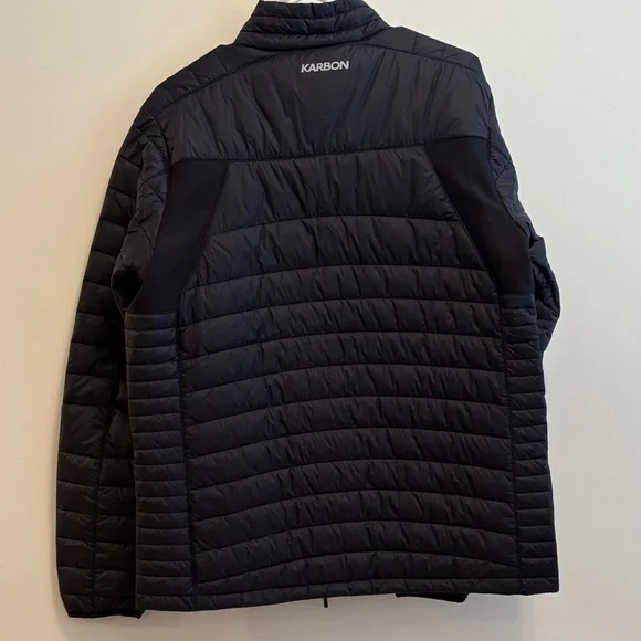Karbon Men's Size Large Black Puffer Jacket - Picture 7 of 8